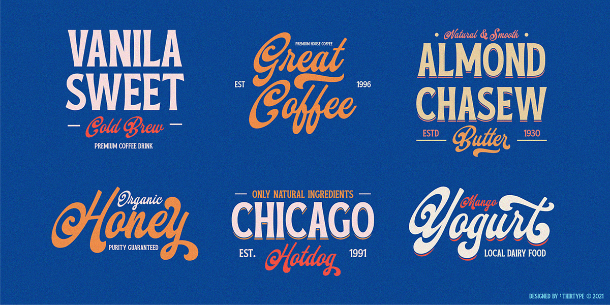 Gathes, a Script Font by Thirtype (Photo 5 of 8)