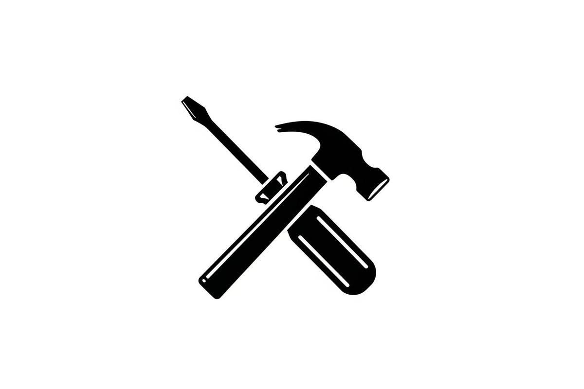 Crossed Hammer Screwdriver Icon, an Icon by musafir_fashion (Photo 4 of 10)