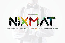 Nixmat | A Brand Identity Font