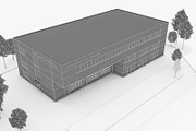 Warehouse Building, an Architecture 3D Model by 3DNUTS (Thumbnail 4 of 11)