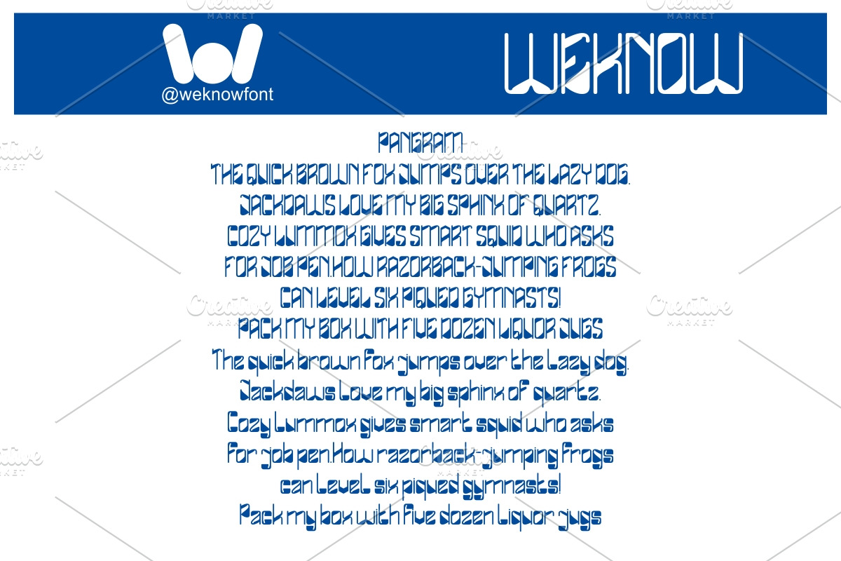 Future Frequency font, a Sans Serif Font by weknow (Photo 6 of 8)