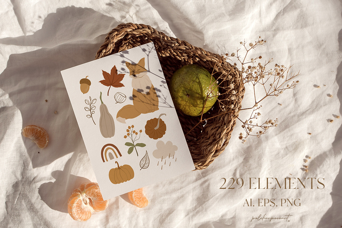 AUTUMN LIFE kids collection, an Animal Illustration by polikarpovaart (Photo 9 of 11)