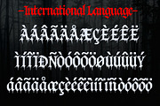 Angkara Calligraphic Gothic Font, a Blackletter Font by Art StoreID (Thumbnail 4 of 9)