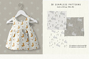 Christmas animals for kids clipart, an Animal Illustration by polikarpovaart (Thumbnail 7 of 12)