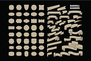 Badges & Banners Kit, an Object Graphic by Juru Rancang Graphic (Thumbnail 2 of 5)