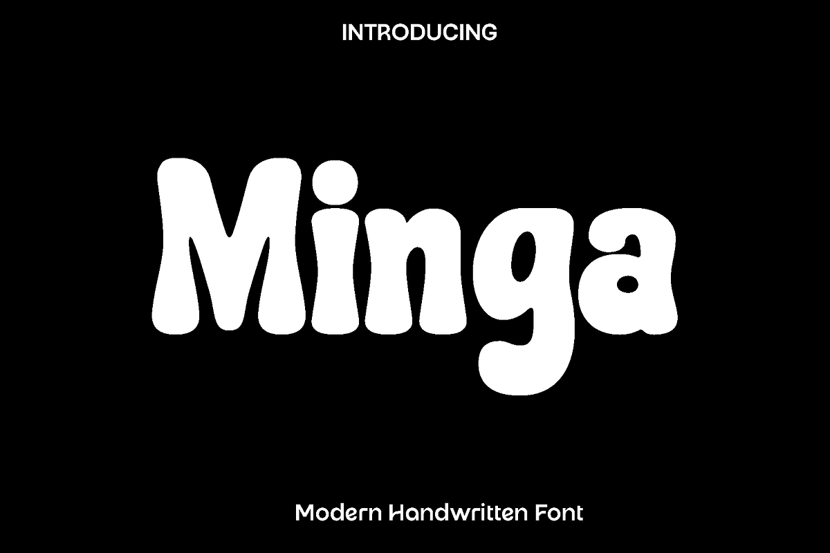 Minga - Playful Handwritten Font, a Handwritten Font by Luna Shop (Photo 1 of 8)