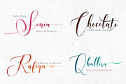 Whitedove Modern Script - UPDATE!, a Script Font by FadeLine Studio (Thumbnail 5 of 13)