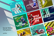 Football Instagram Post, a Social Media Template by temphall (Thumbnail 1 of 4)