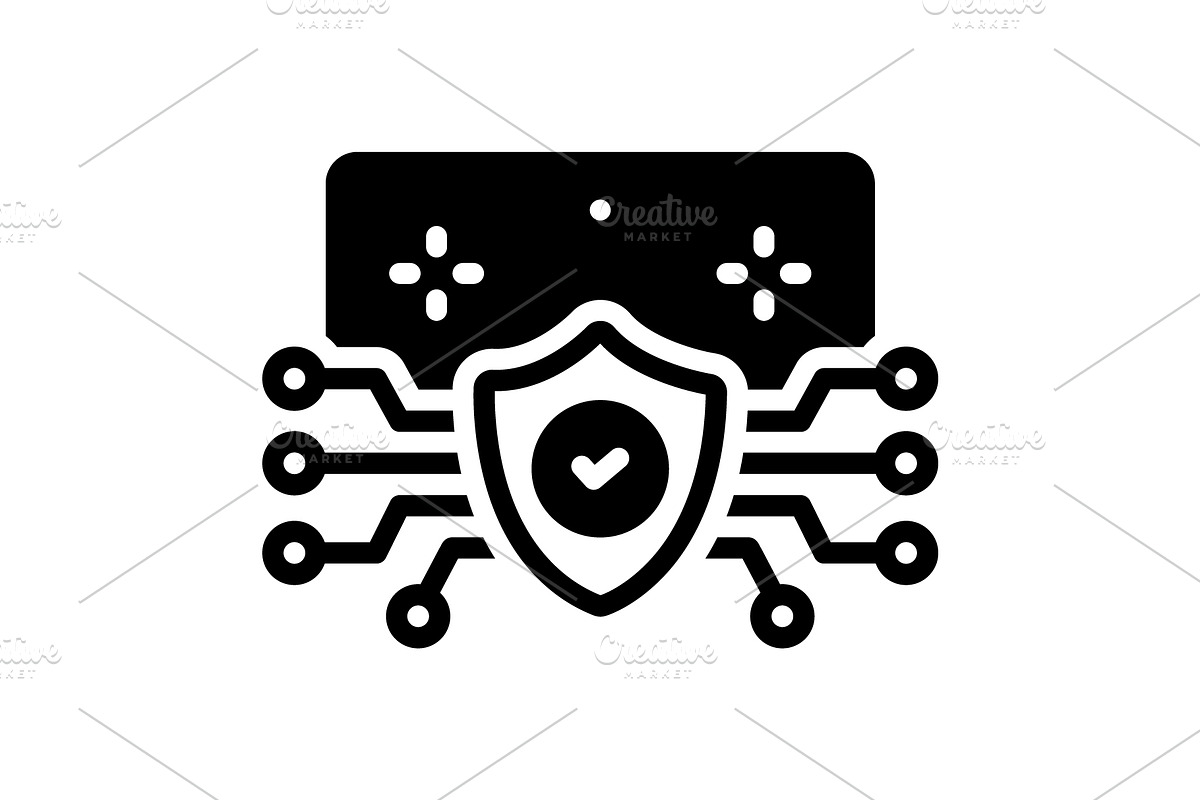 Cyber artificial solid icon, a Solid Icon by Creative priyanka