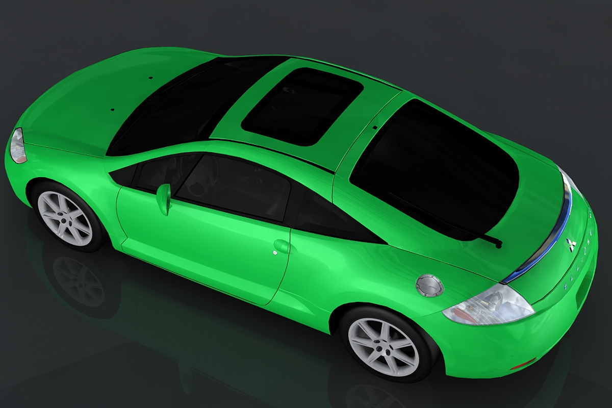 Mitsubishi Eclipse GT, a Cars & Vehicle 3D Model by valtriiu (Photo 7 of 12)