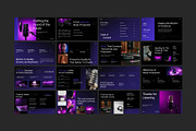 Black Modern Music Presentation, a Presentation Template by Eklip Studio (Thumbnail 6 of 6)