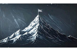 A chalk style mountain peak, a Nature Photo by Igor Tichonow
