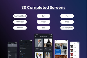 E-commerce Mobile UI Kit