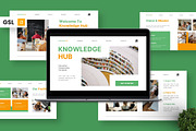 Knowledge Hub - Education GSL, a Presentation Template by Deepslide Studio (Thumbnail 1 of 6)