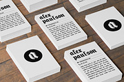 Black and White Business Card 015, a Business Card Template by Nonaglyph Design (Thumbnail 8 of 9)