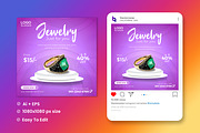 Jewelry Exhibition Social Media post, a Social Media Template by Vectorzone (Thumbnail 3 of 3)
