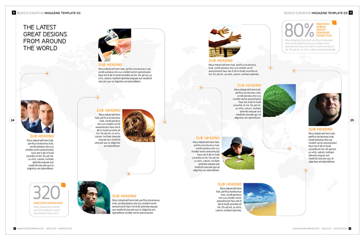 Magazine Template InDesign 03, a Magazine Template by Love Graphic Design (Photo 21 of 36)