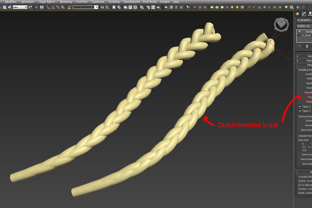 MCG Braid, an Object 3D Model by Candy Shop (Photo 4 of 6)