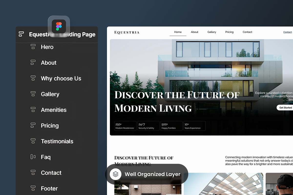 Equestria - Real Estate Landing Page preview 2