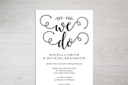 Wedding Invitation Template WPC442, an Invitation Template by Shafura_Wedding (Thumbnail 3 of 5)