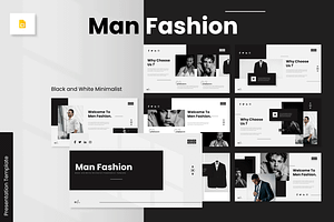 Man Fashion GoogleSlide Presentation