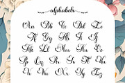 Valentina Cursive font Script Font, a Script Font by WhymoreArt (Thumbnail 9 of 10)