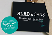 Slab and Sans Font Pair, a Sans Serif Font by JaninaA (Thumbnail 1 of 9)