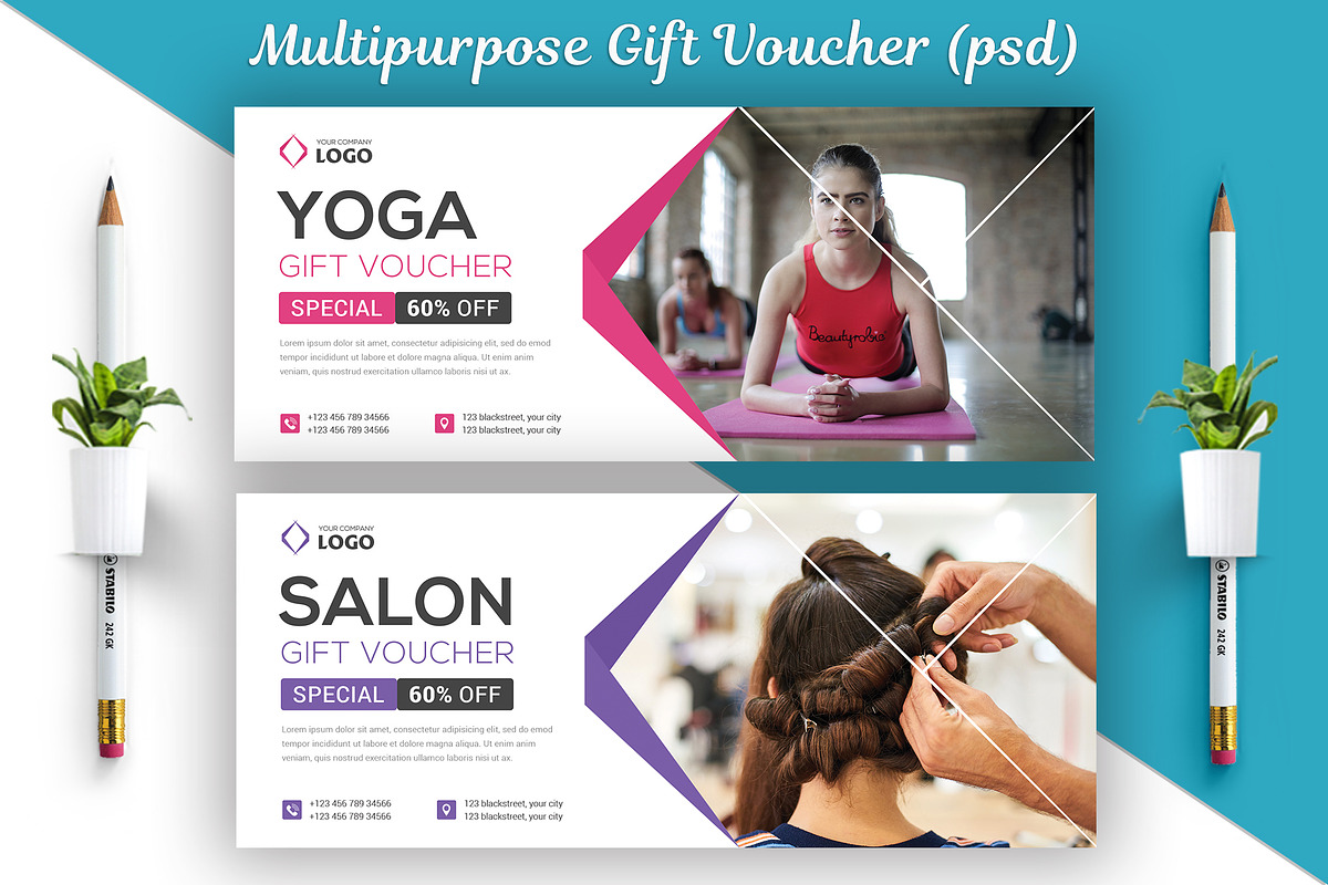 Multipurpose Gift Voucher Template, a Templates & Theme by ARP Creation (Photo 2 of 8)