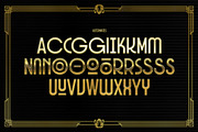 Seahoarse Art Deco Display Fonts, a Font by Juru Rancang Studio (Thumbnail 4 of 8)
