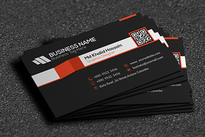Stripe Cool Business Card