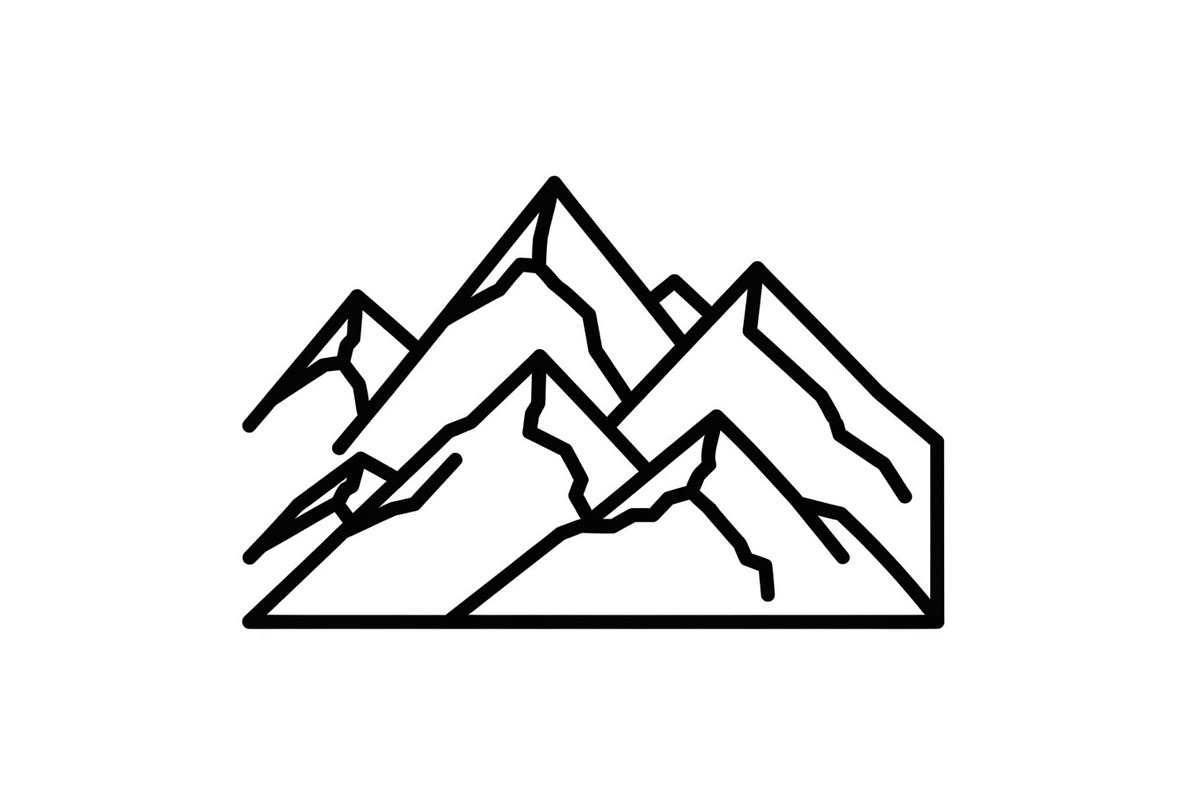 50 Mountain Landscape Silhouette Bun, an Illustration by Designer_Momina (Photo 29 of 51)