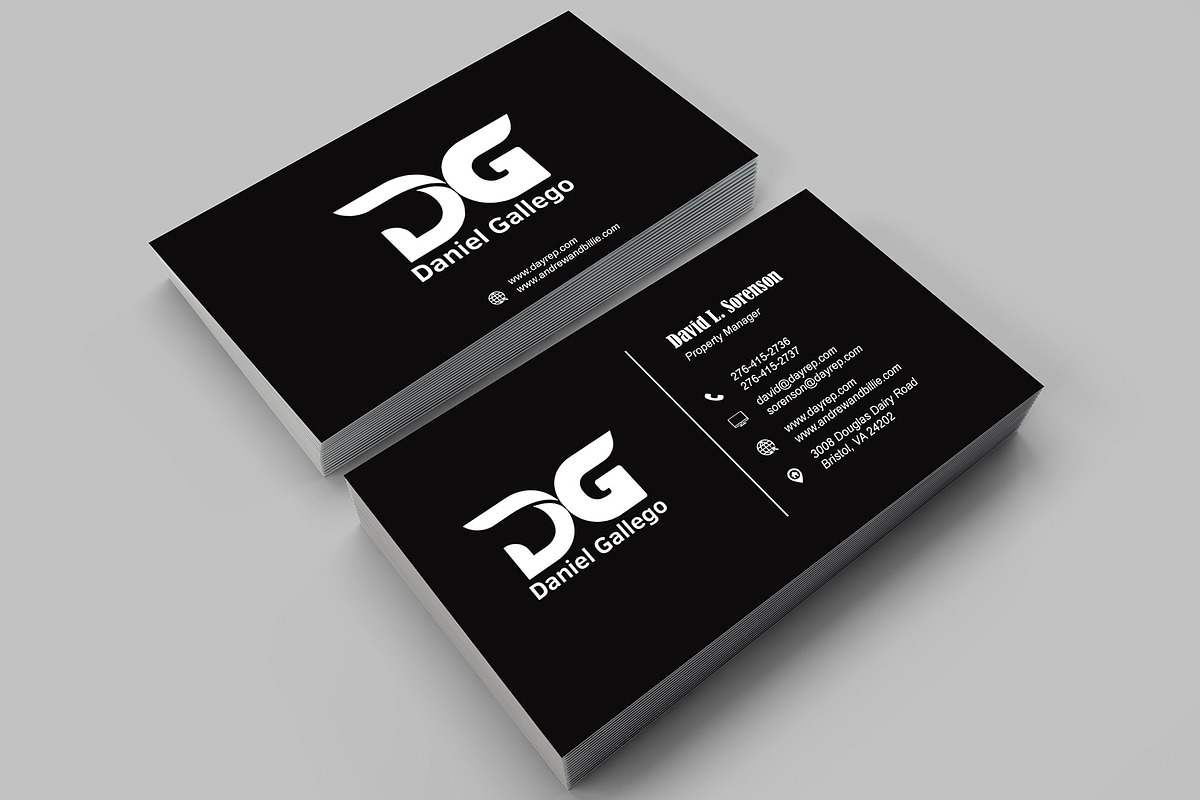 Business Card template preview 2