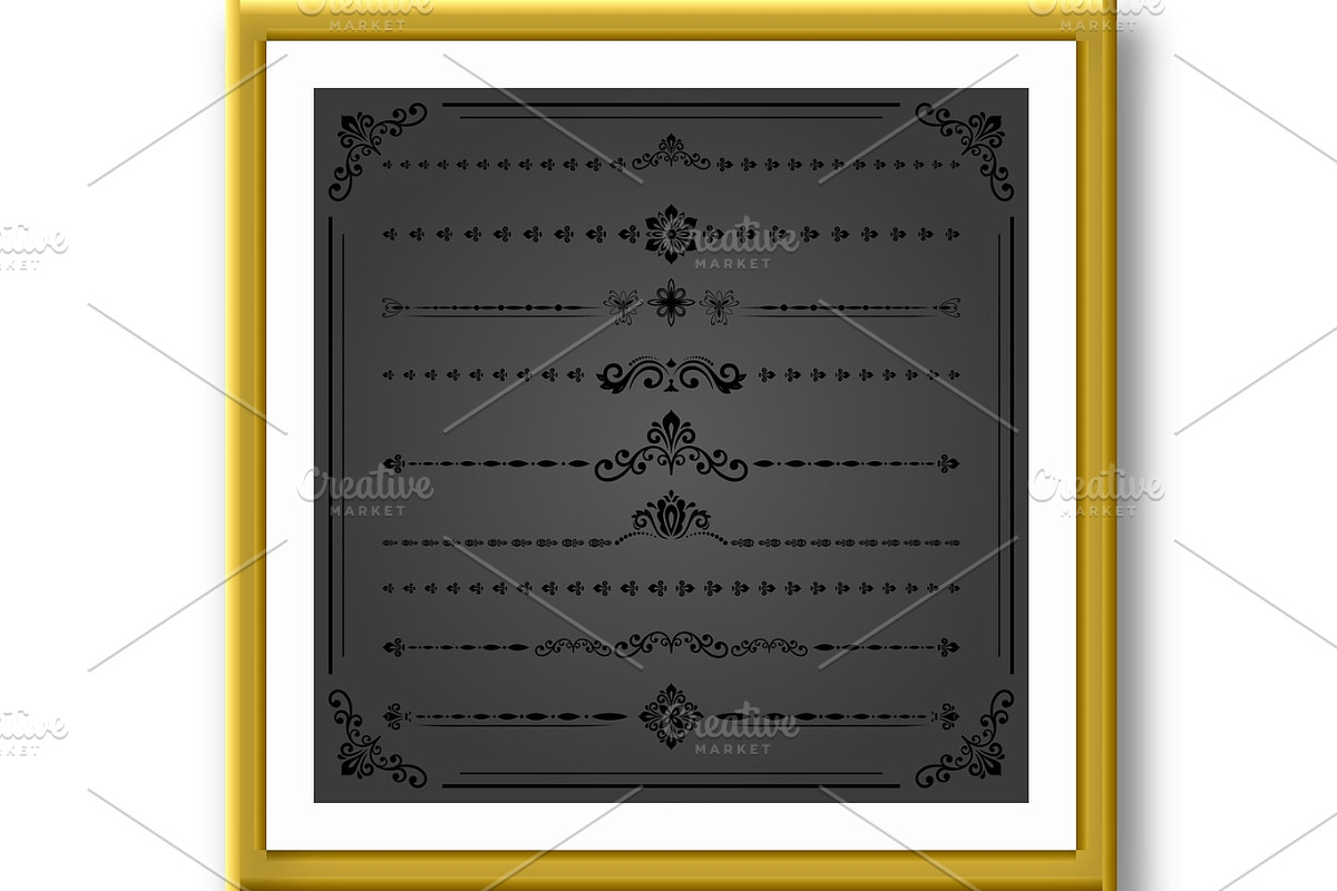 Set of Horizontal Patterns, an Illustration by FineArtStudio (Photo 3 of 3)