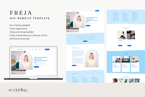 Freja Wix Therapist Website