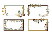 Leaves frames and elements, an Object Graphic by Woters little shop (Thumbnail 6 of 7)