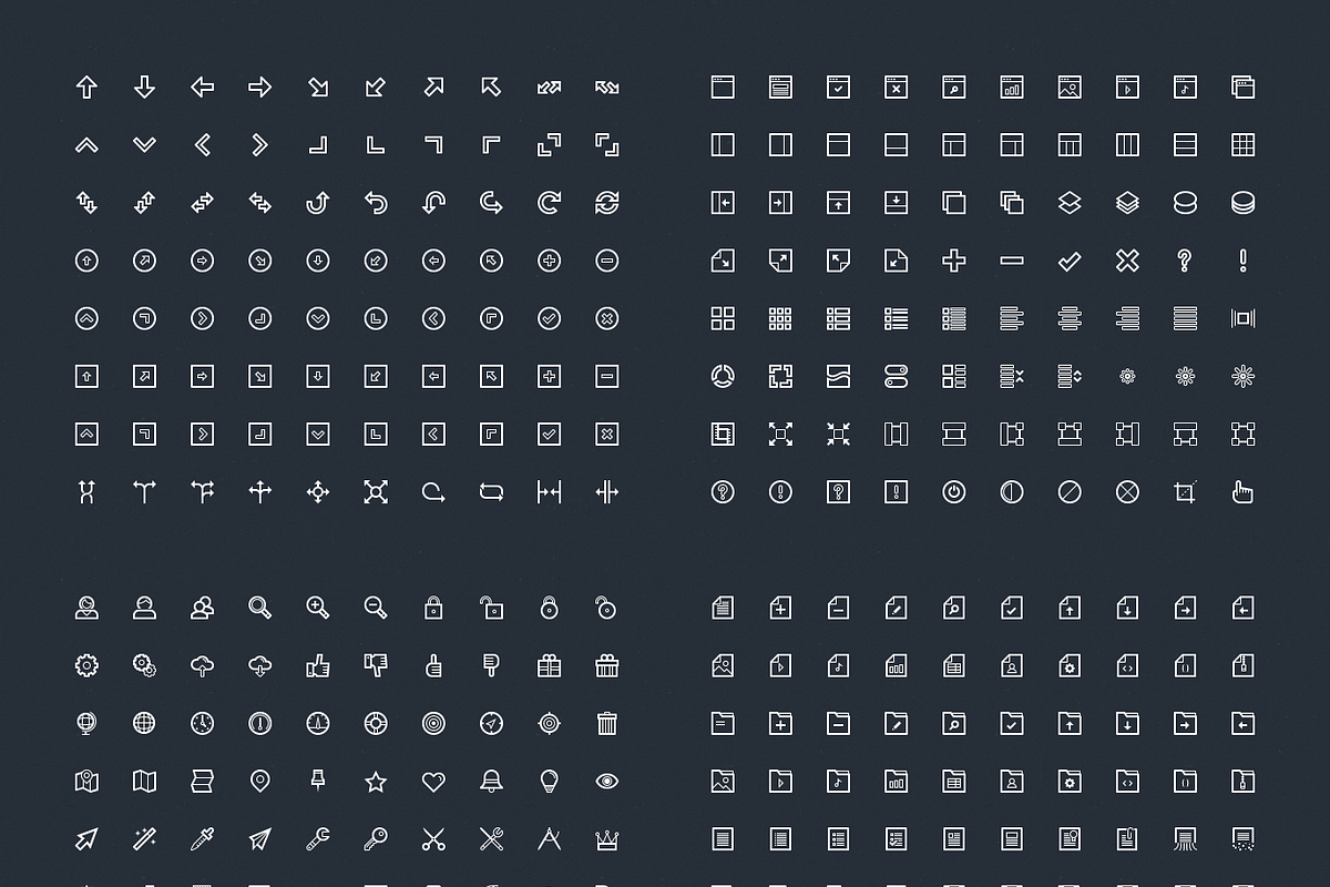 LineArt Icons preview 2