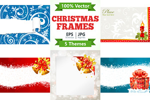 Christmas and New Year Frames, a Decorative Illustration by TAlex