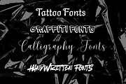 20 Tattoo & Graffiti Fonts Bundle, a Blackletter Font by Wicked Creative (Thumbnail 4 of 5)