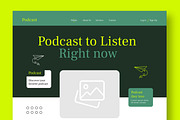 Wireframe Landing Page Layout, an UI Kit Template by CreativeShaper (Thumbnail 2 of 5)