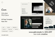 Pitch Deck Presentation Template, a Social Media Template by GLDN Studio (Thumbnail 1 of 9)