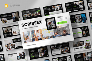 Business Report Google Slides, a Presentation Template by fluffstudio