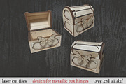Mini butterfly chest - laser cut, an Object Graphic by Unicornspedia (Thumbnail 2 of 3)