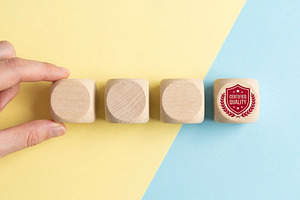 Certified Quality Wooden Blocks, a Business Photo by thepslr