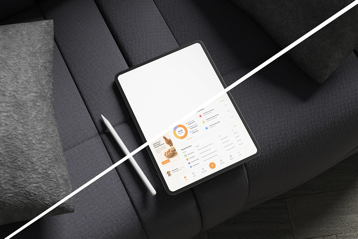 iPad Pro Mockup for UI Design, an iPad Mockup by My Code Std (Photo 3 of 3)