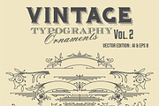 Vintage Typography Ornaments v2, an Object Graphic by G7 (Thumbnail 5 of 5)