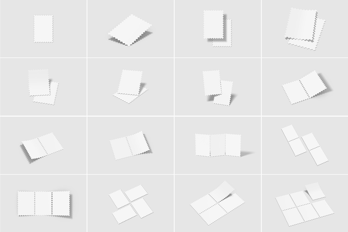 Postage Stamp Mockups Collection, a Flyer Template by Compositing Studio (Photo 4 of 22)