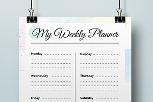 Planner To Do List Template