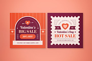Valentine Sale Banner, an UI Kit Template by graphicook (Thumbnail 3 of 5)