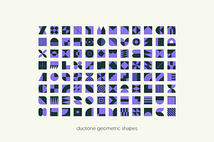 Duotone Geo Shapes