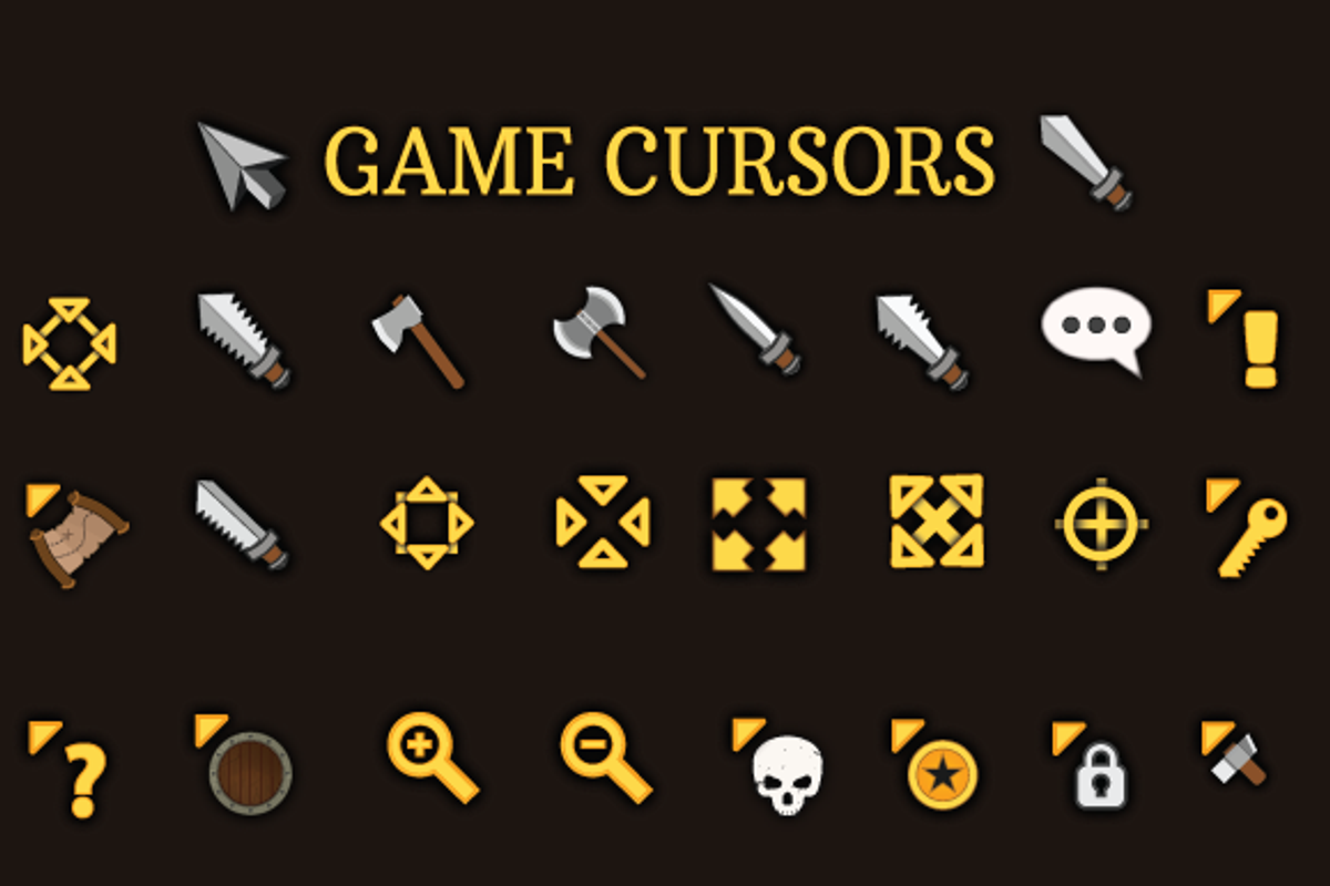 RPG Cursors, an Object Graphic by Cruiz Studio